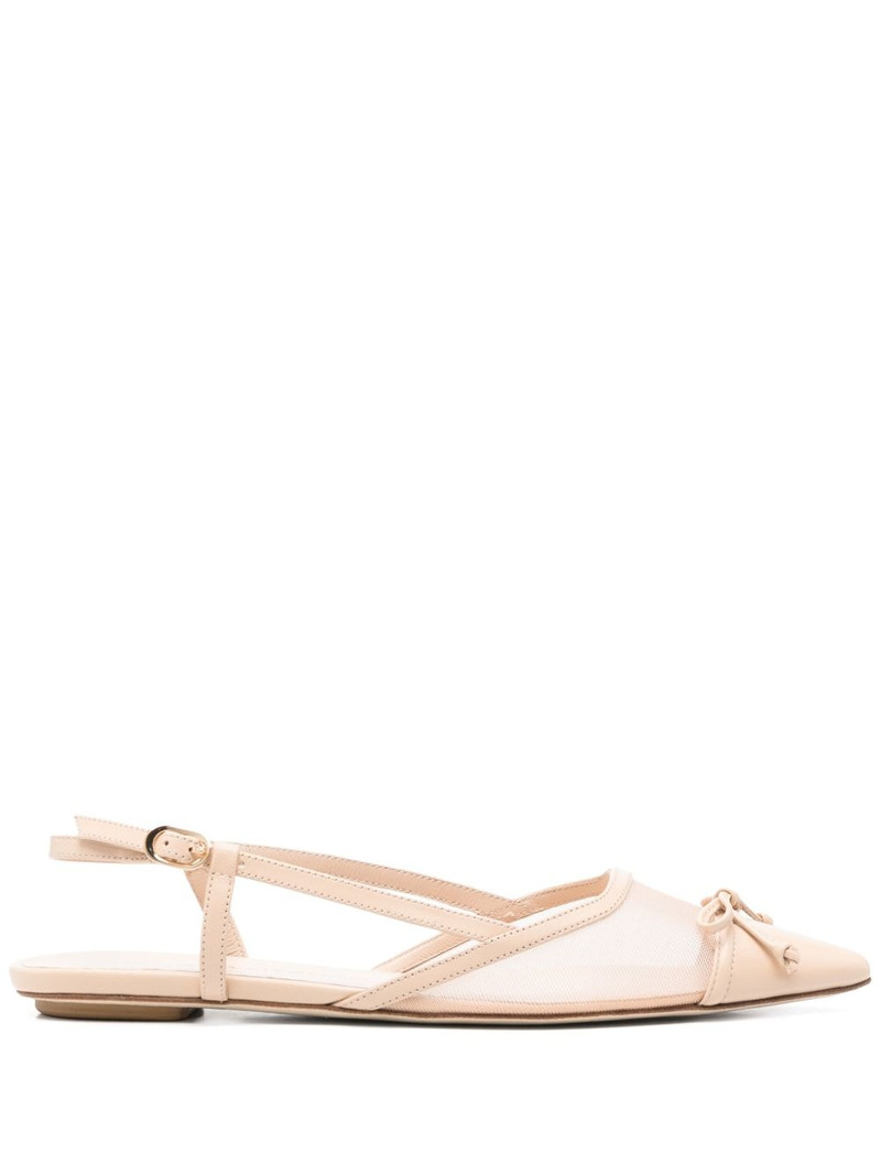mesh-panel ballet flats 1