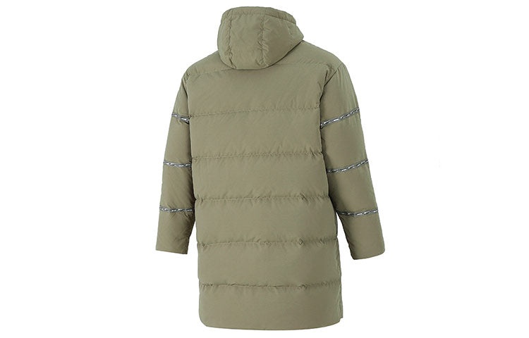 PUMA Classic Long Down Jacket 'Green' 846422-43 - 2