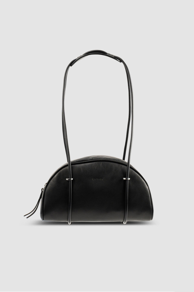 Kimberly Bowler Black Nappa Leather Shoulder Bag 1
