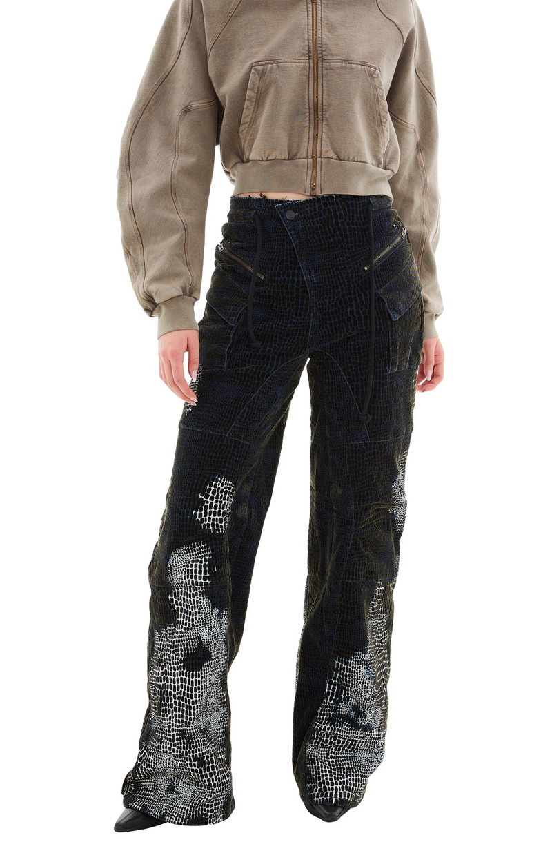 OTTOLINGER OVERSIZED CARGO JEANS (VELVET PRINT) outlook