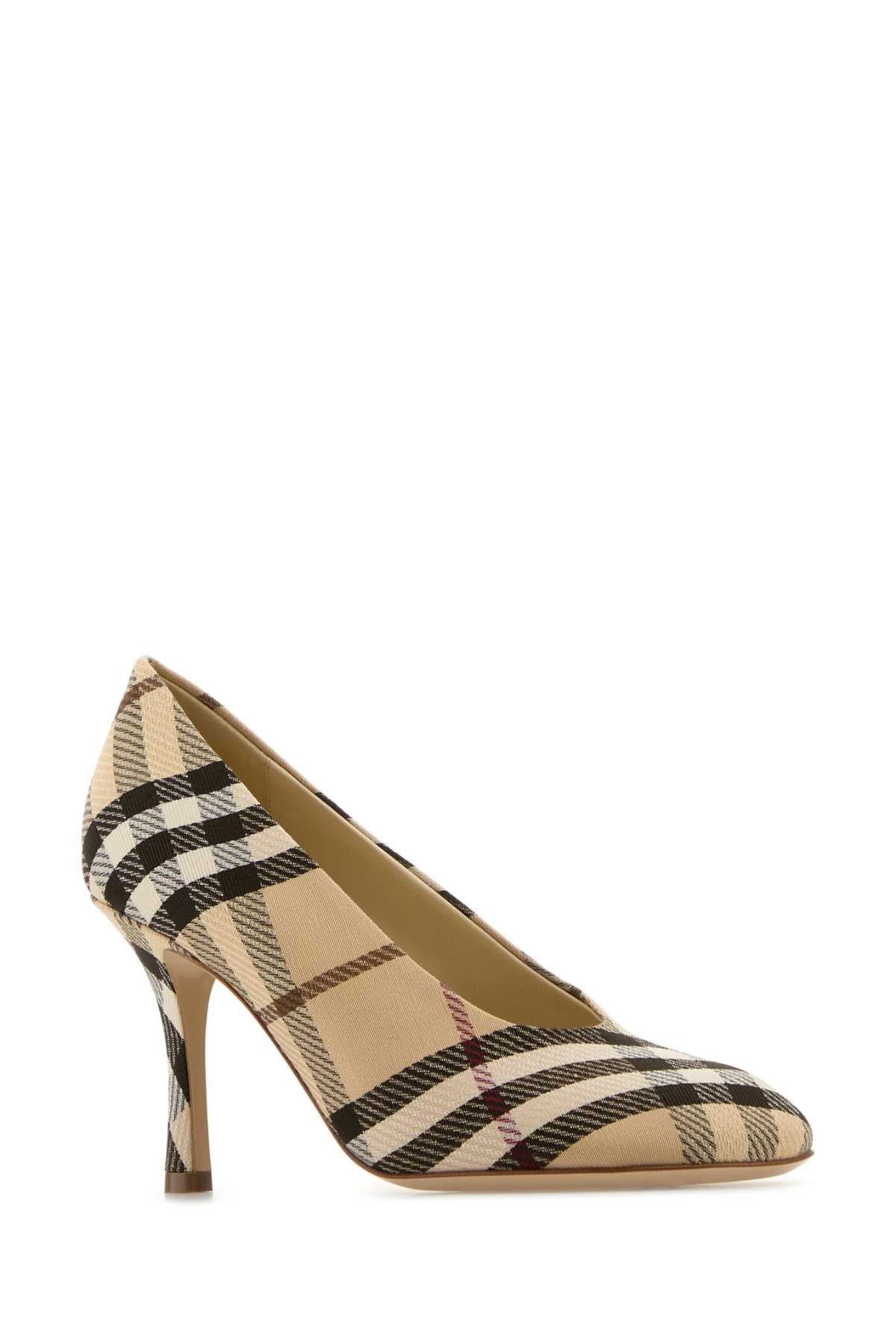 Burberry Women Embroidered Canvas Baby Pumps - 2