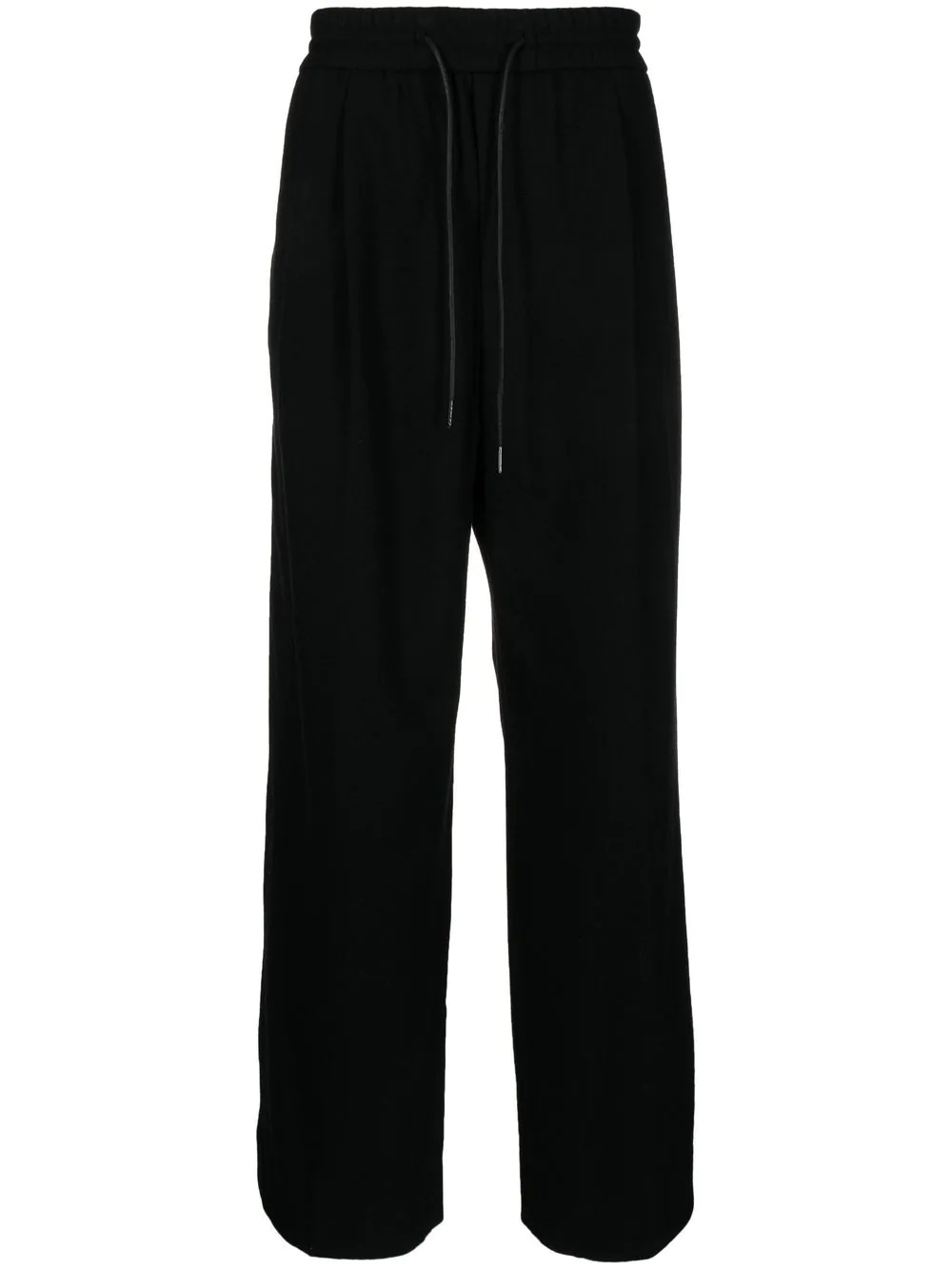 wide-leg elasticated-waist trousers - 1