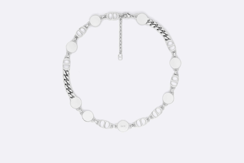 Dior Étoile CD Chain Link Necklace with Medallions outlook