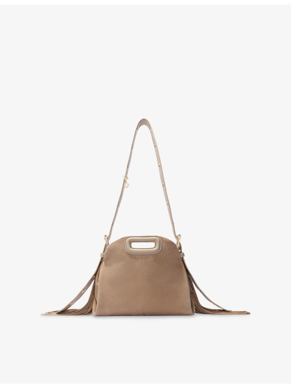Miss M mini suede shoulder bag - 1