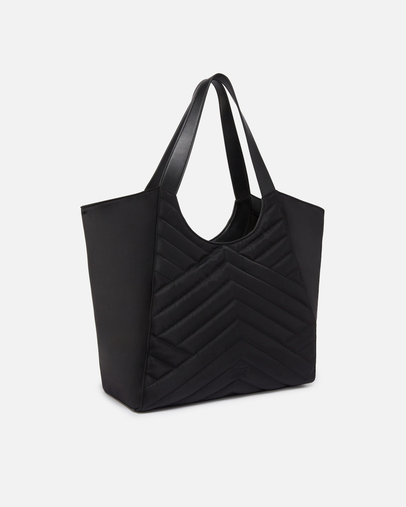 PINKO SHOPPER BAG IN PUZZLE-QUILTED RECYCLED FABRIC outlook
