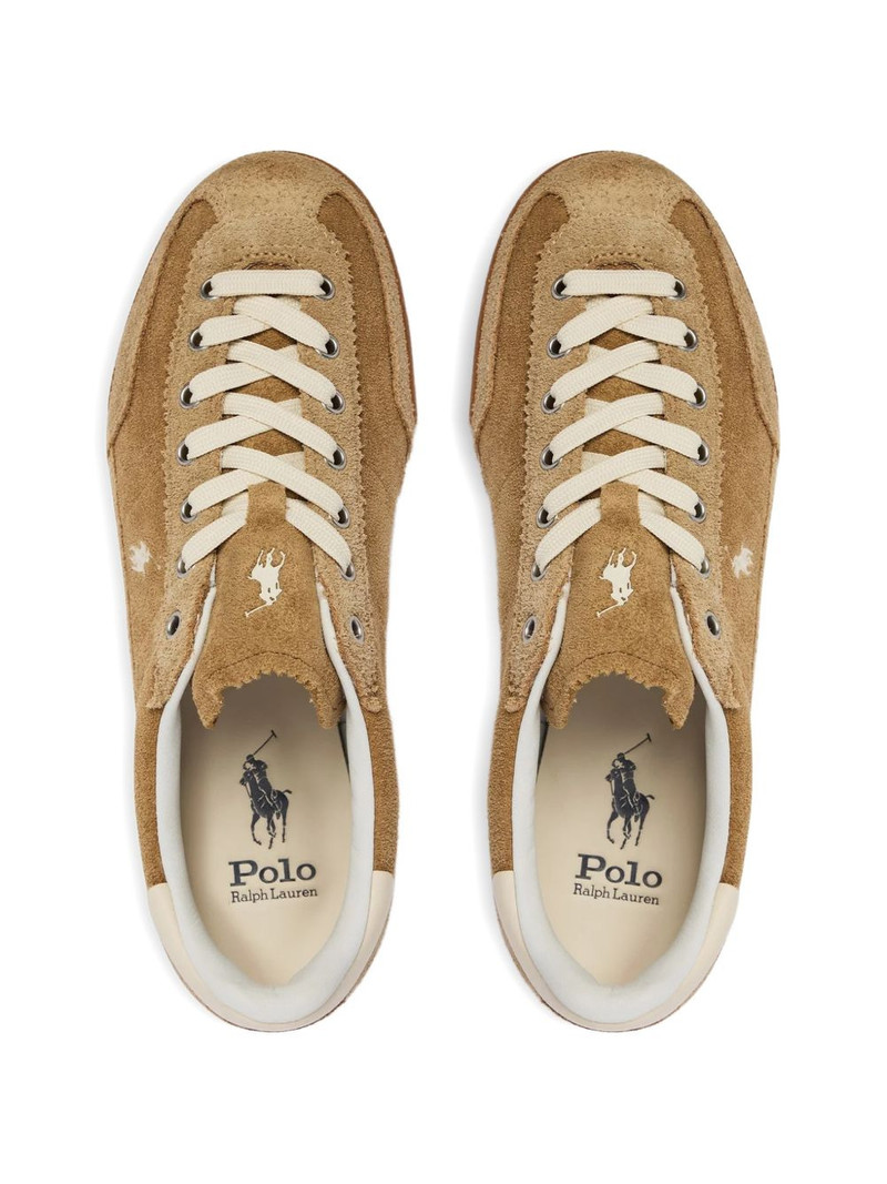 logo embroidered sneakers 3