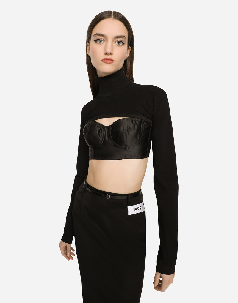 Dolce & Gabbana Viscose turtle-neck shrug outlook