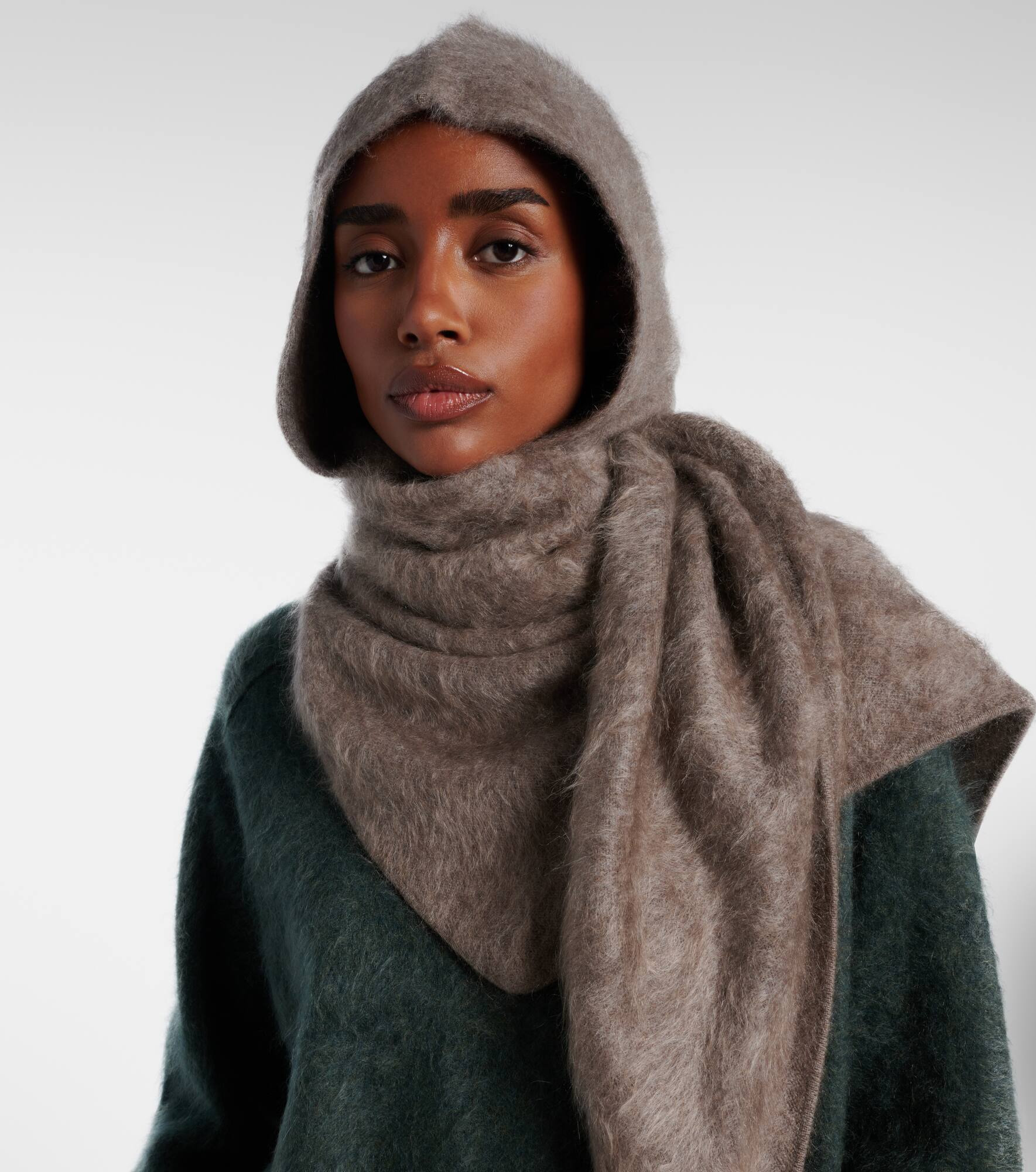 Cashmere hood - 2