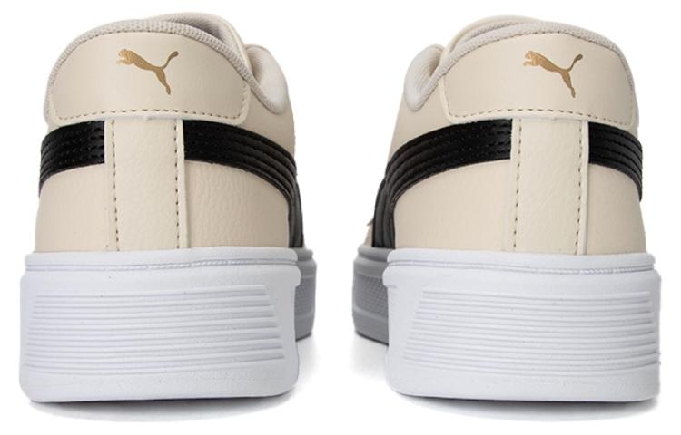 (WMNS) PUMA Platform Sneakers 'Beige Black' 390758-08 - 5