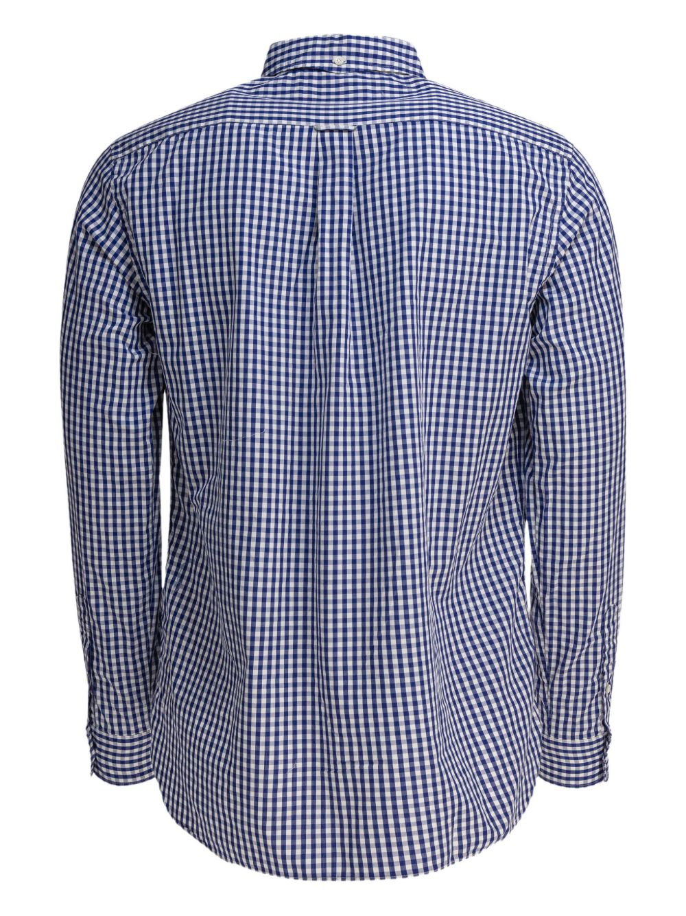 gingham-check cotton shirt - 2