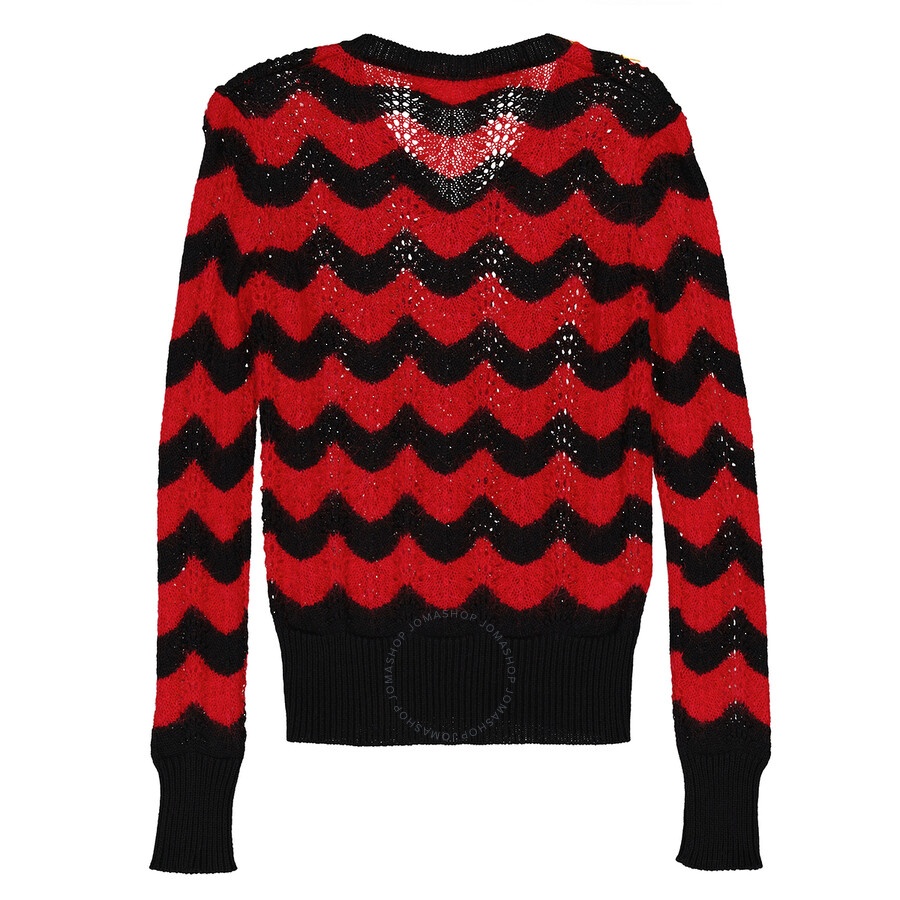 Marni Ladies Zigzag Cotton Jumper - 5