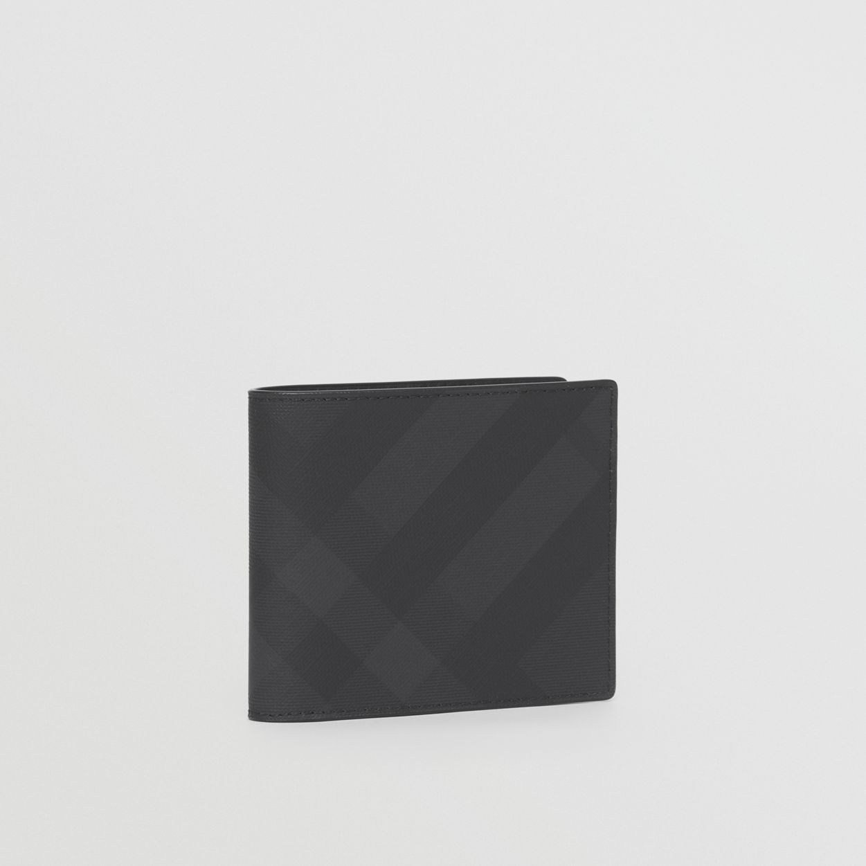 London Check and Leather International Bifold Wallet - 5
