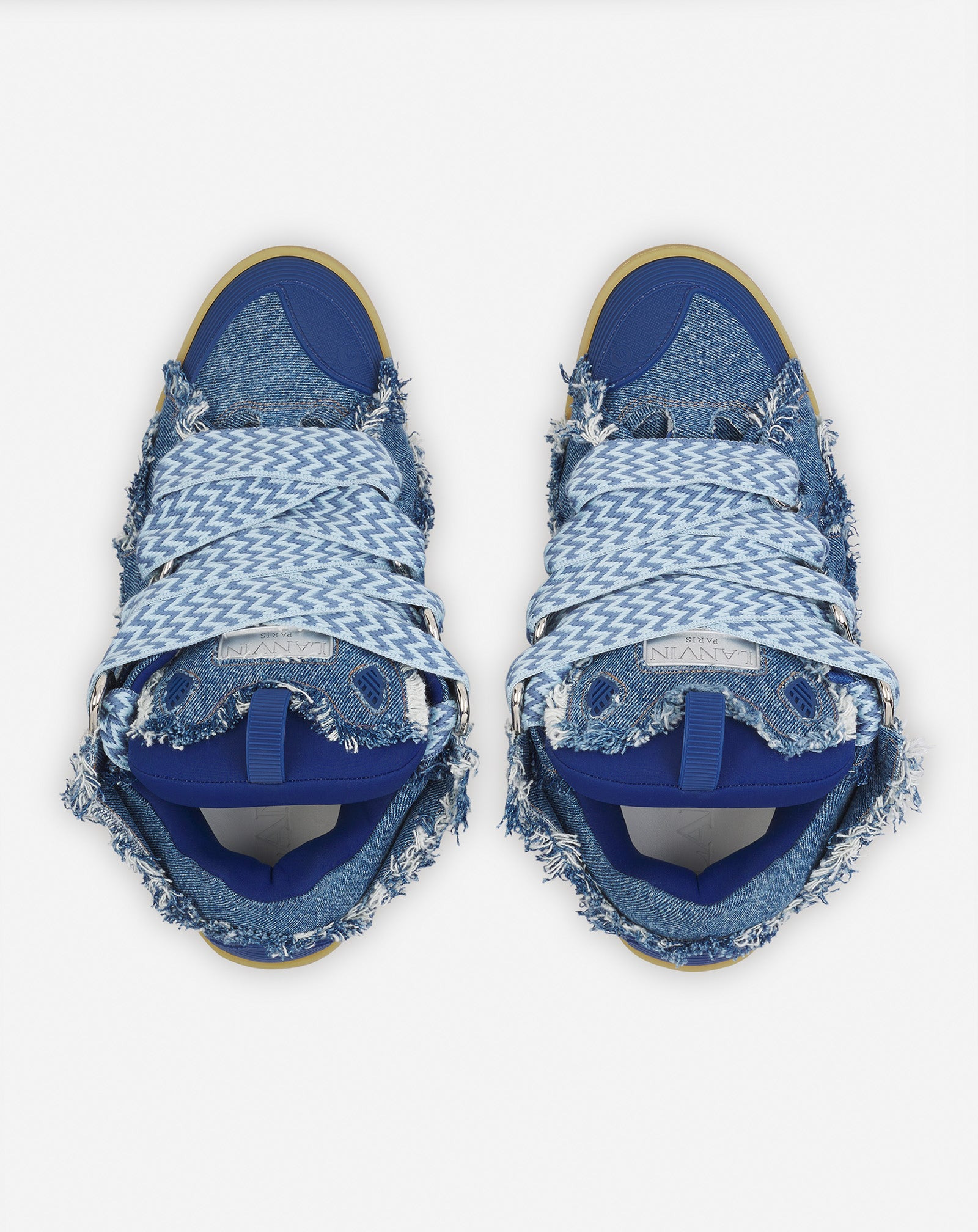 CURB SNEAKERS IN DENIM - 3
