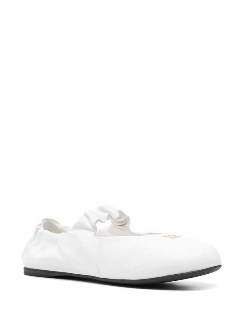 Miu Miu leather ballet flats outlook