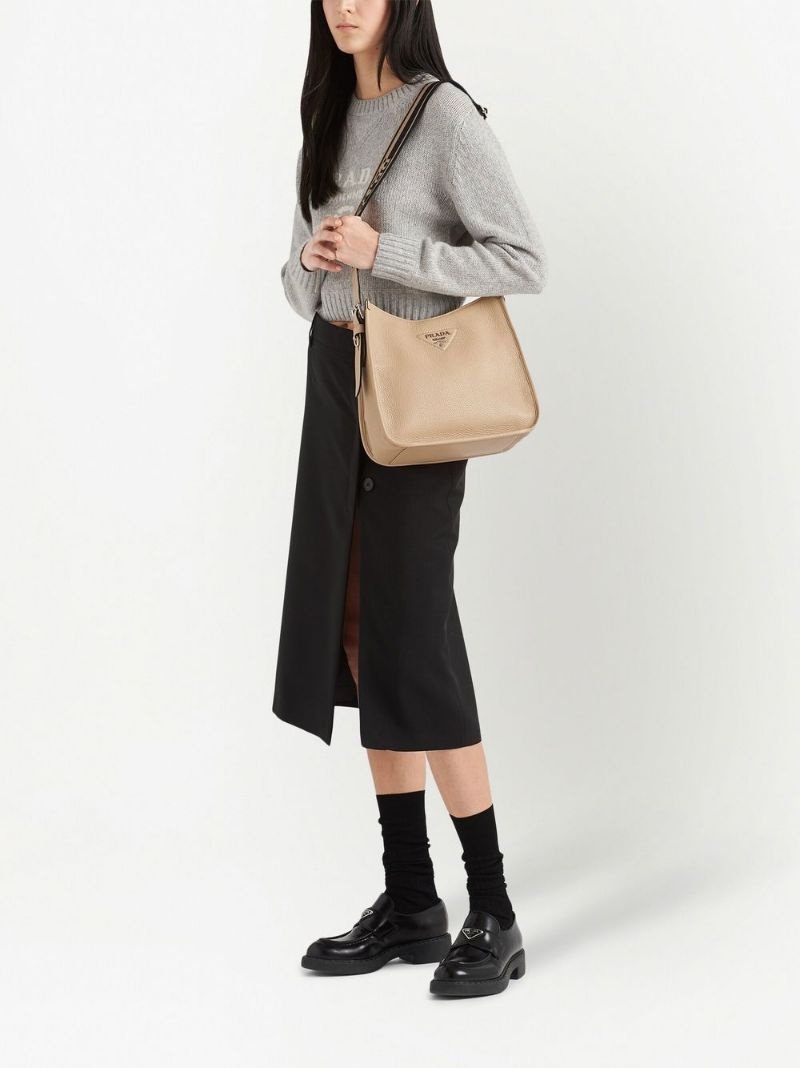 triangle-logo hobo shoulder bag - 2