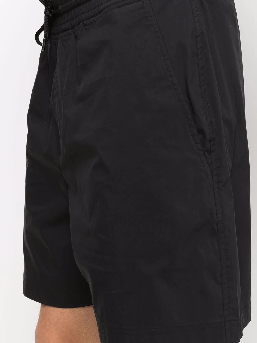 straight-leg track shorts - 5