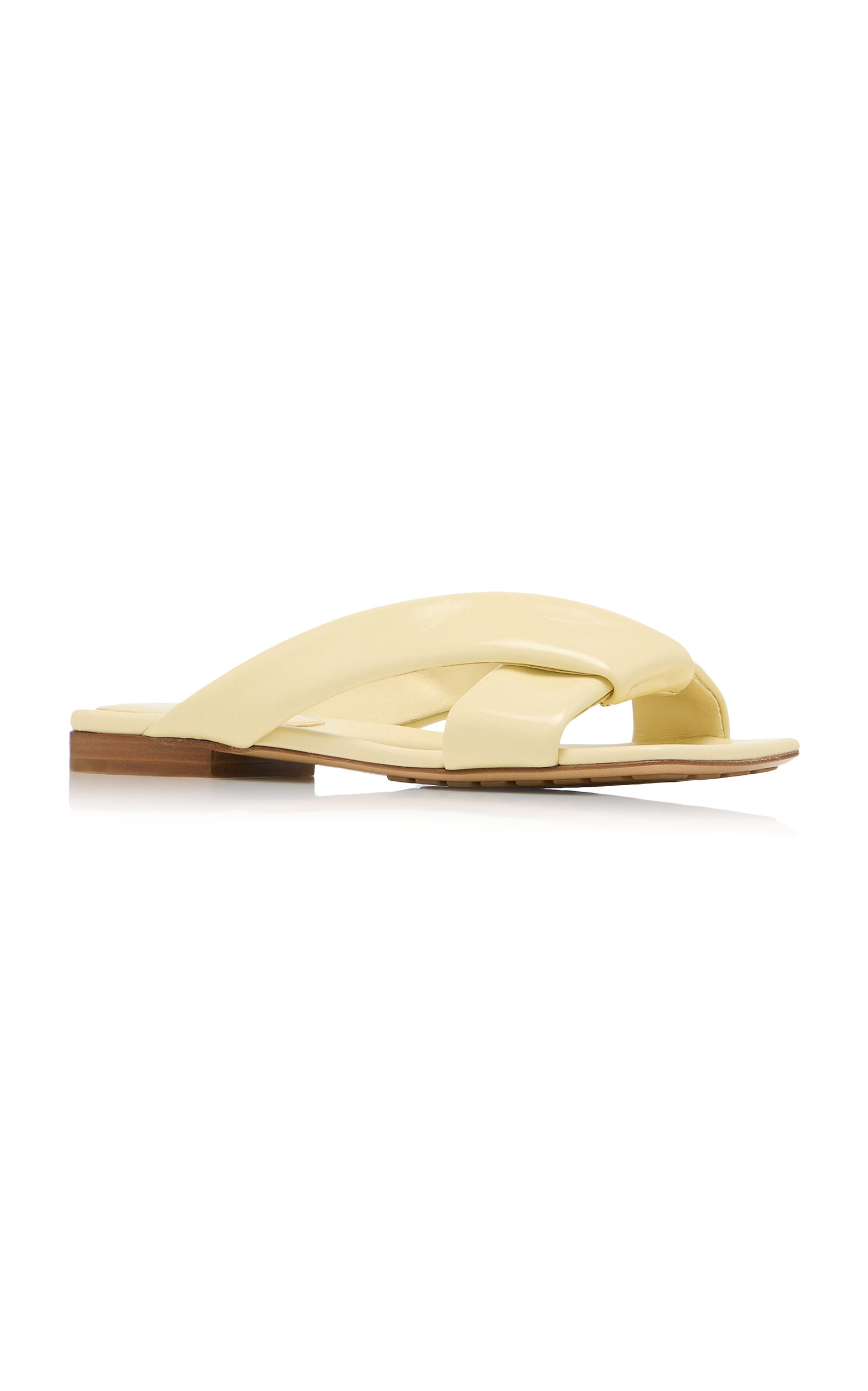 Cushion Lux Leather Sandals yellow - 5