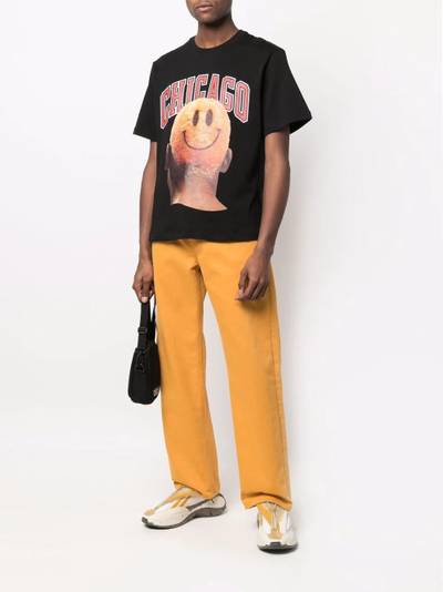 ih nom uh nit graphic-print T-shirt outlook