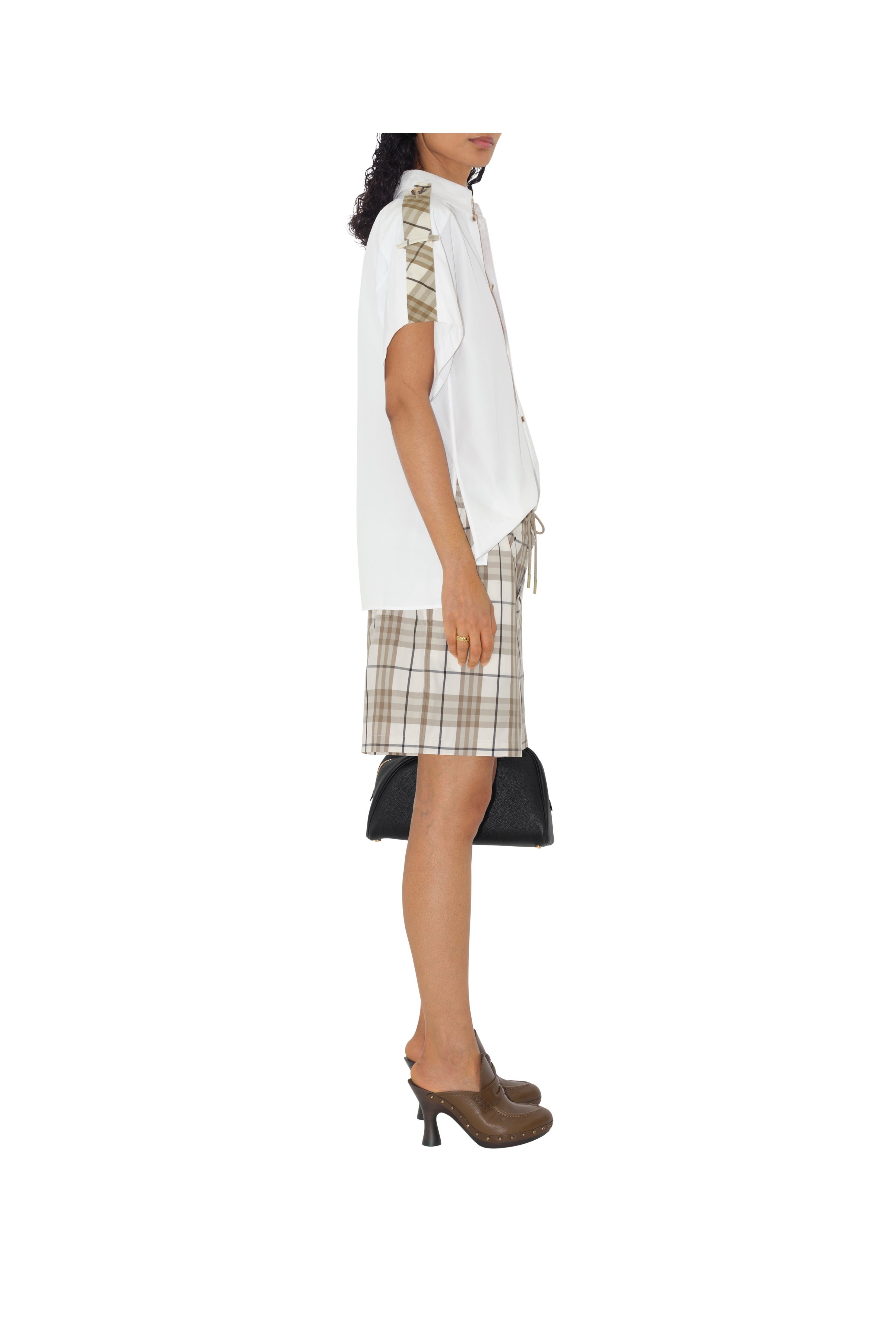 burberry Regular Fit Cotton Shirt in Optic White at Nordstrom - 3