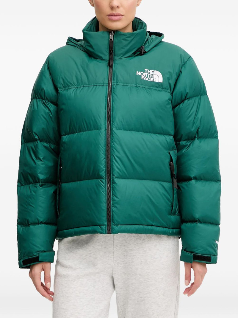 zip logo-print hooded jacket 1
