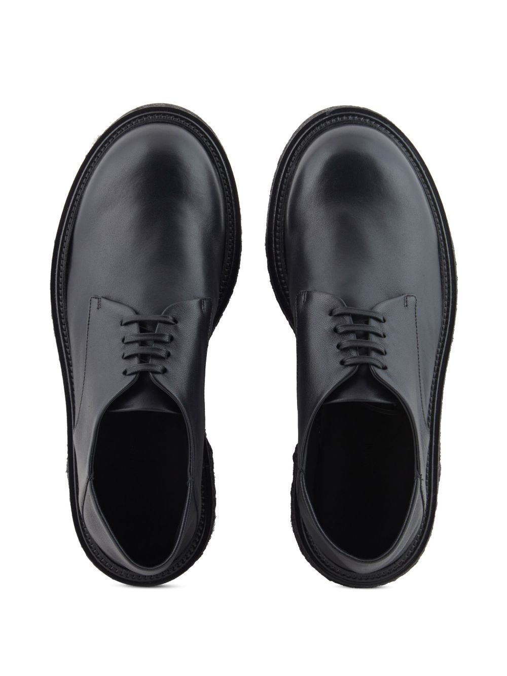 leather derby shoes - 3