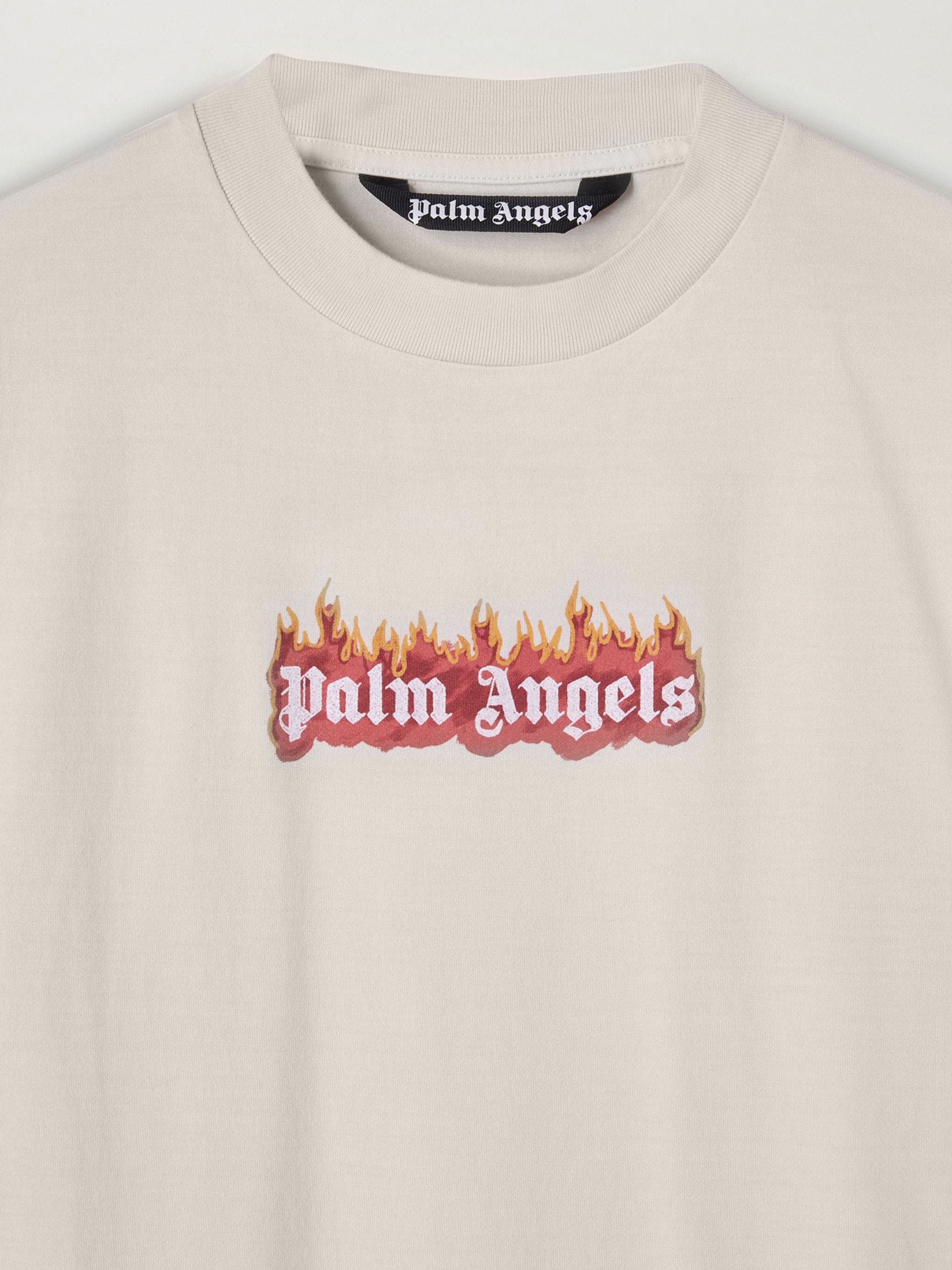 GARMENT DYE BURNING LOGO CLASSIC TEE - 8