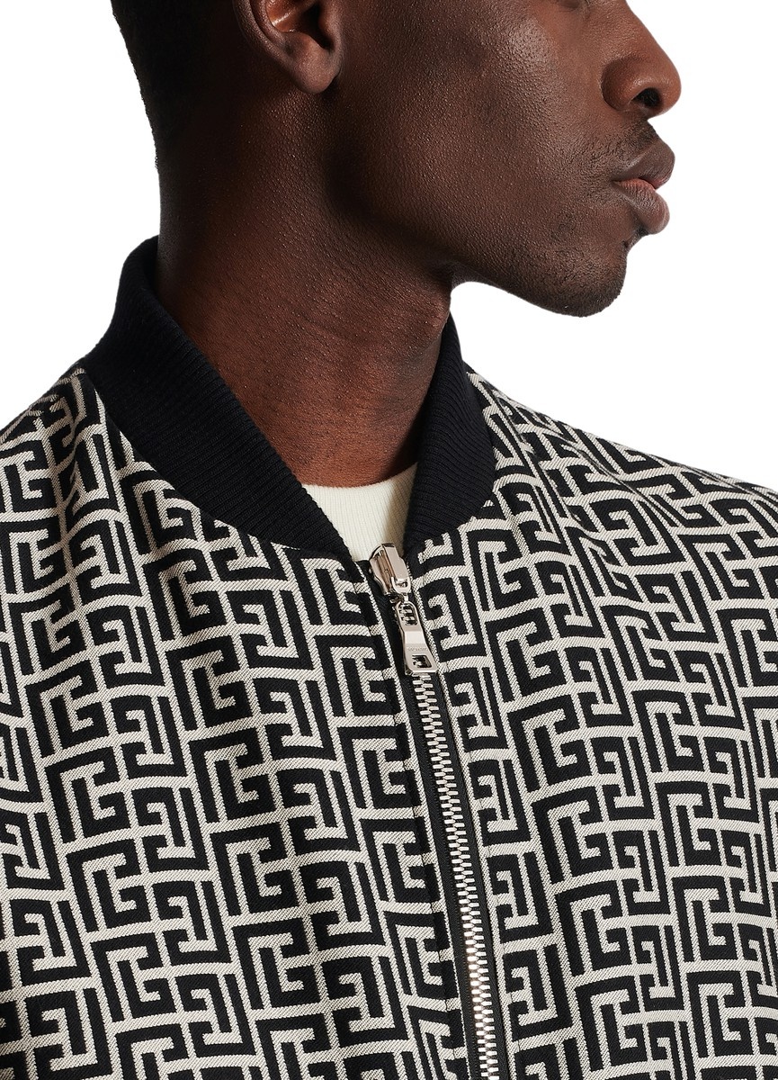 Balmain Reversible cotton bomber jacket with Balmain