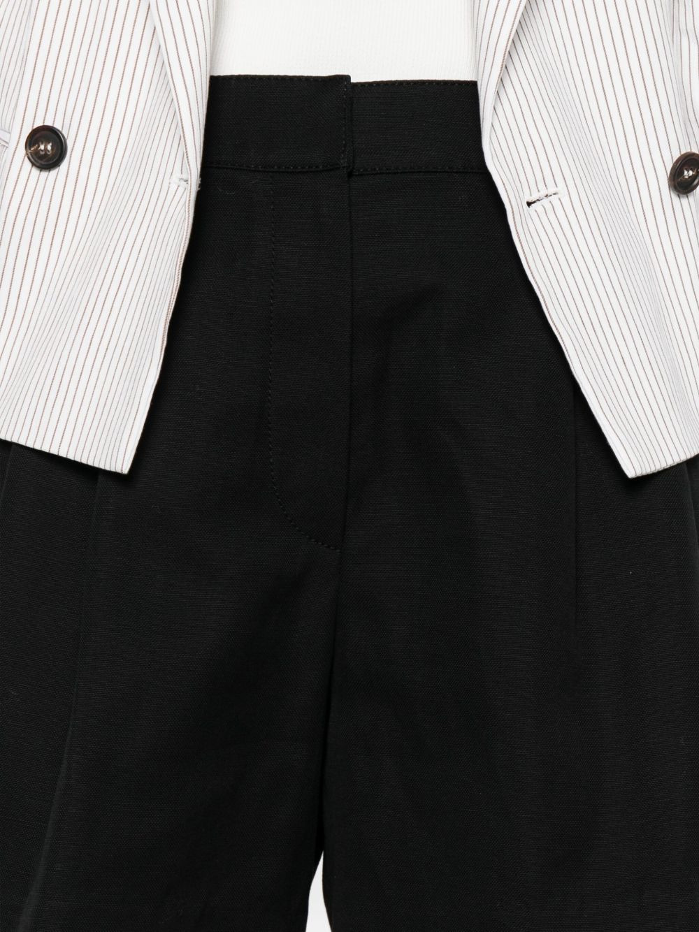 pleated pocket shorts - 5