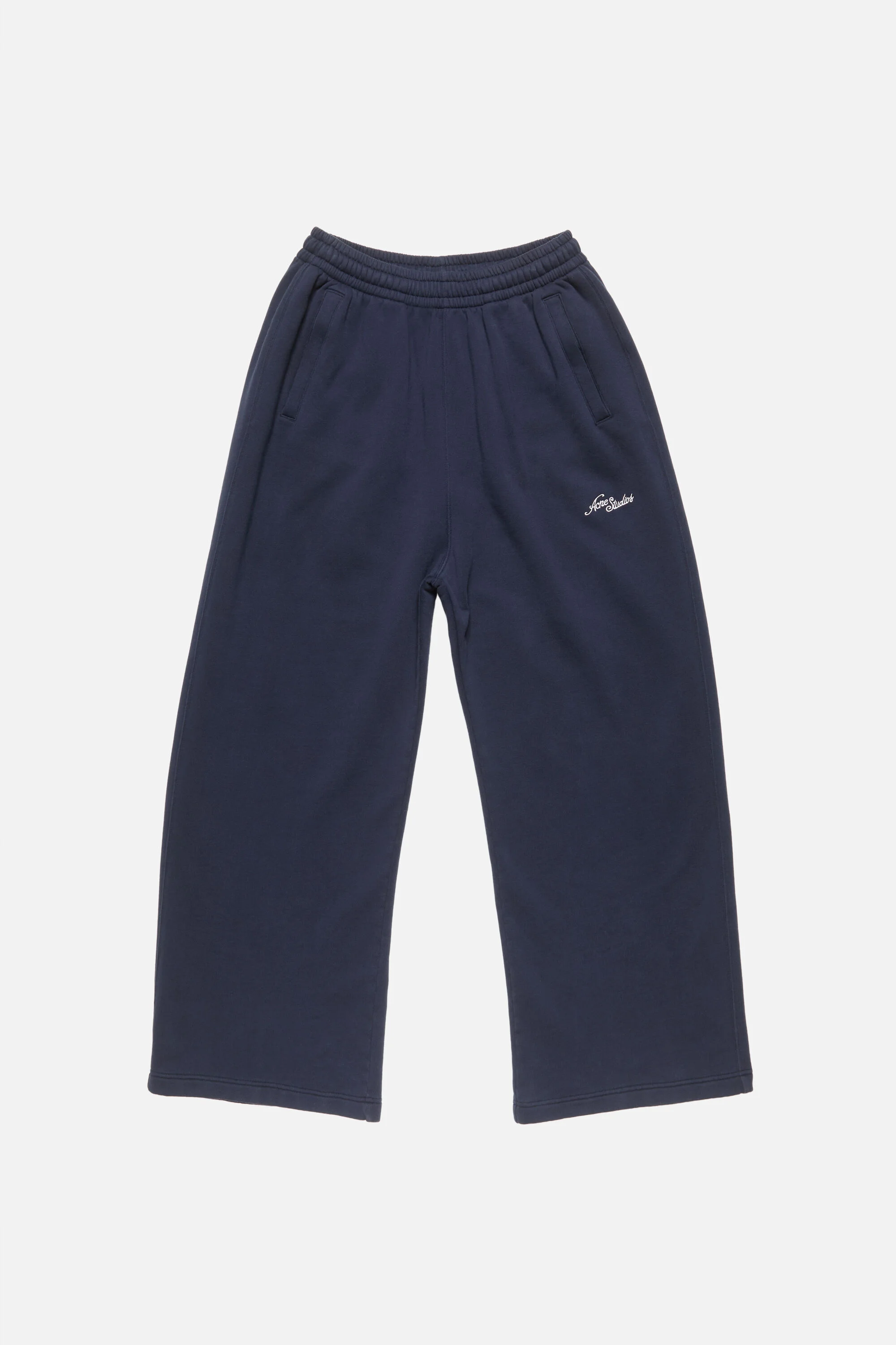 Fleece logo sweatpants - Dark navy - 1