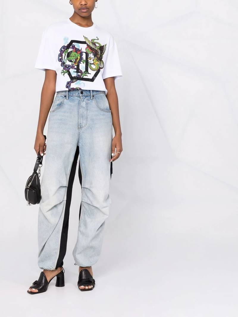 PHILIPP PLEIN graphic-print short-sleeve T-shirt outlook