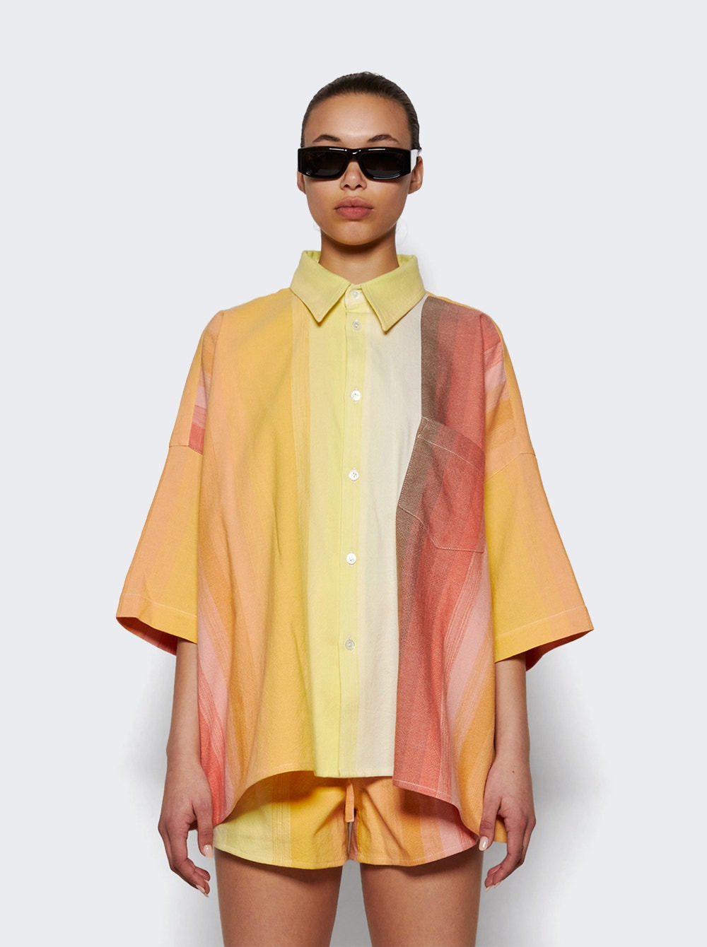 The Short Sleeve Oversized Shirt Stripe 29 - 3