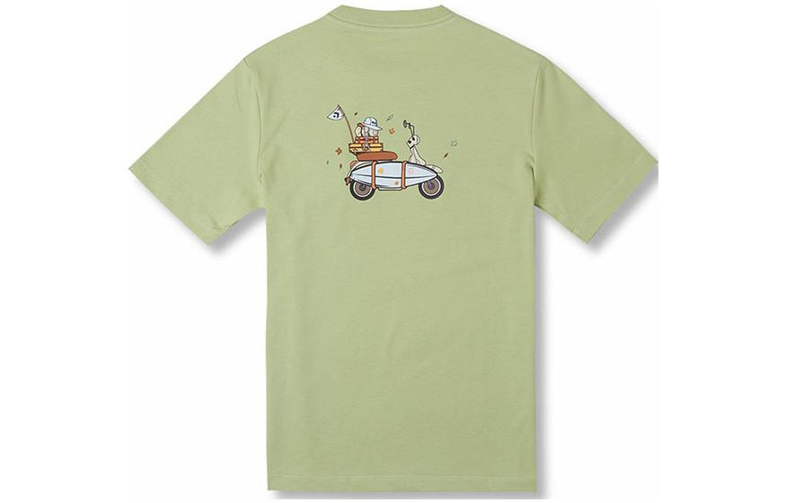 (WMNS) Converse City Escape Tee 'Light Geen' 10026172-A02 - 2
