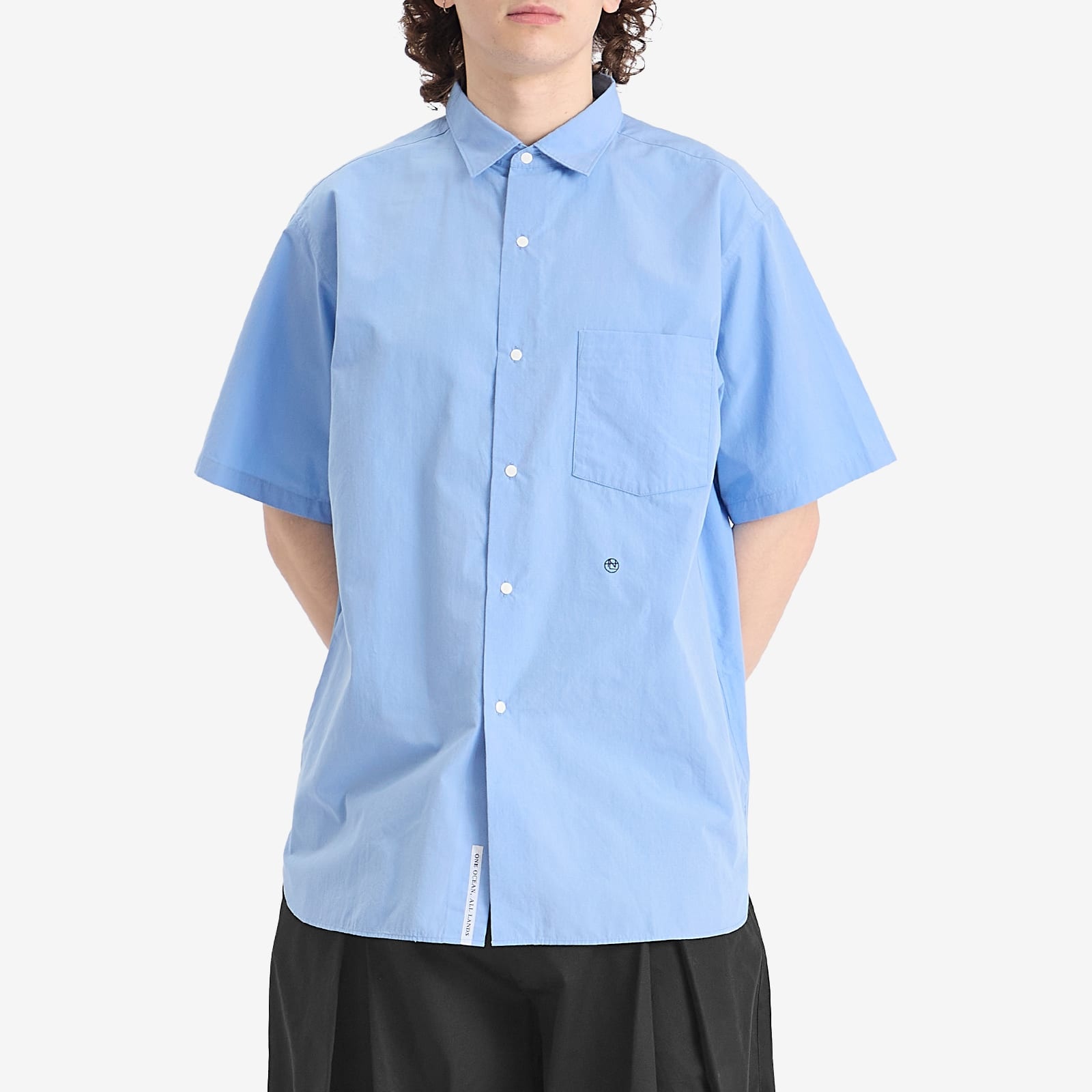 Nanamica Regular Collar Wind Short Sleeve Shirt - 2