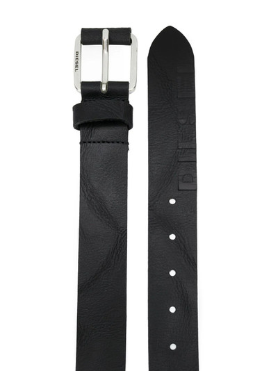 Diesel engraved logo belt outlook