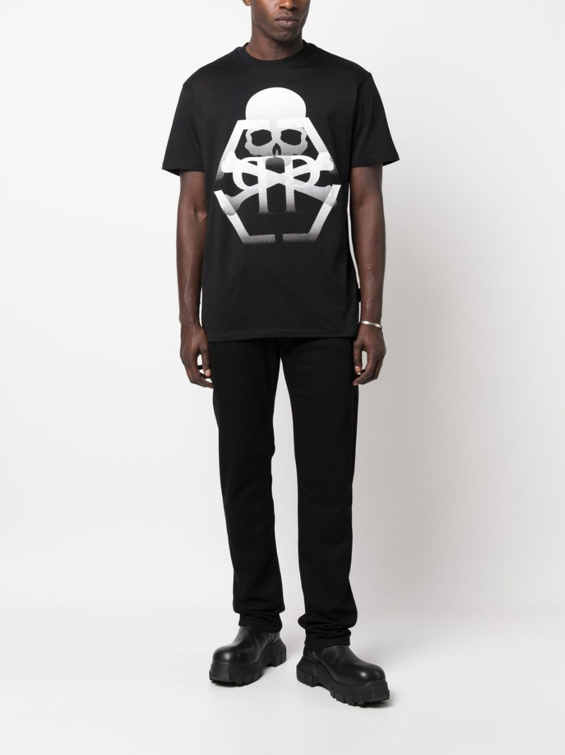PHILIPP PLEIN SS Skull & Bones crew-neck T-shirt outlook