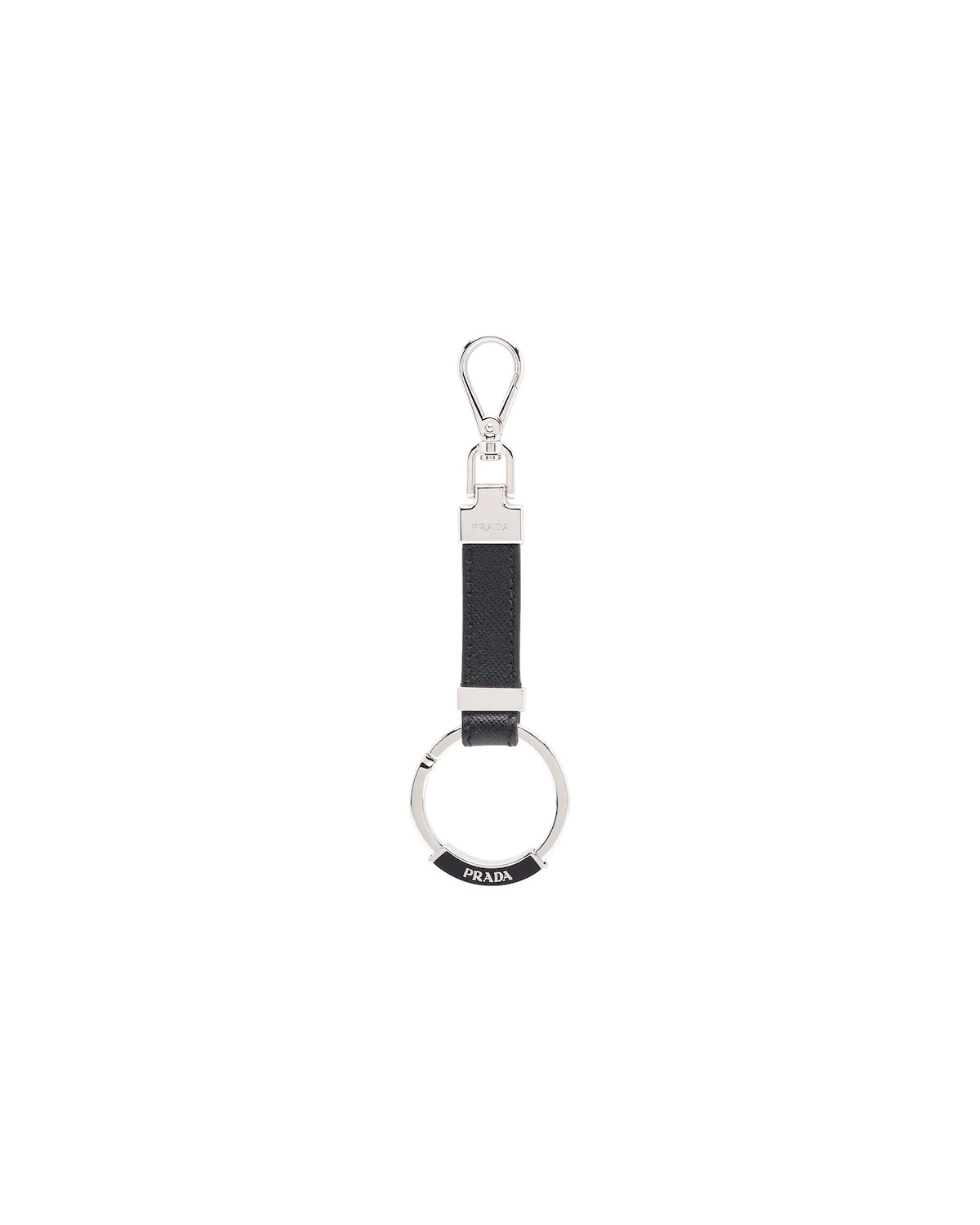 Saffiano Leather Keychain - 1