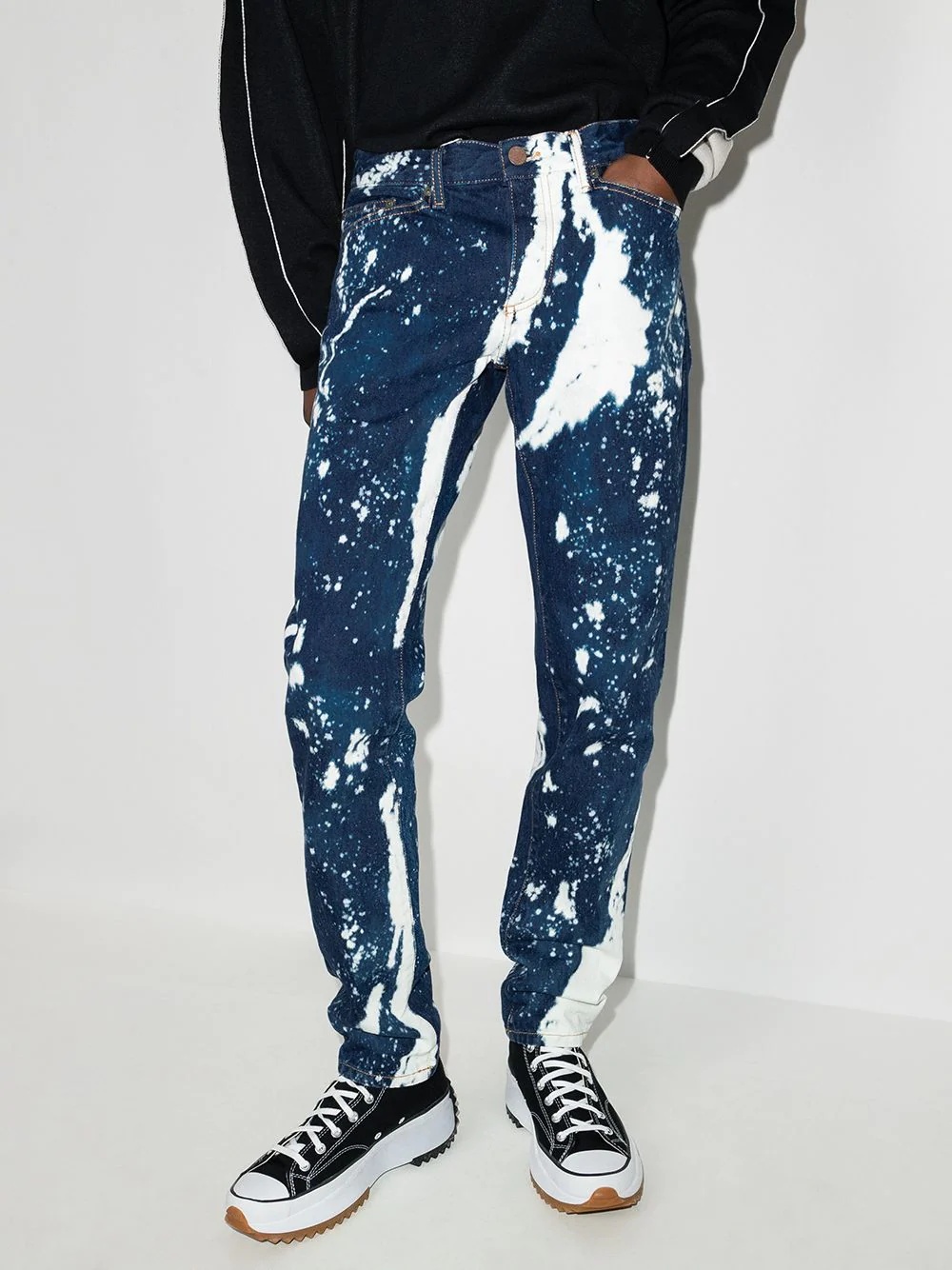 Galaxy Dye slim-fit jeans - 2