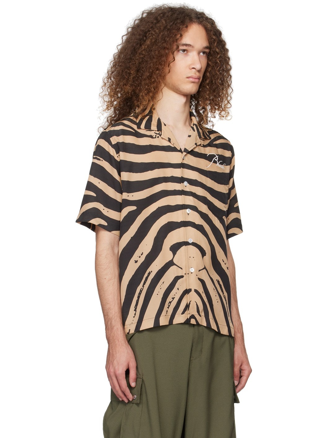 Black & Tan Zebra Shirt - 2