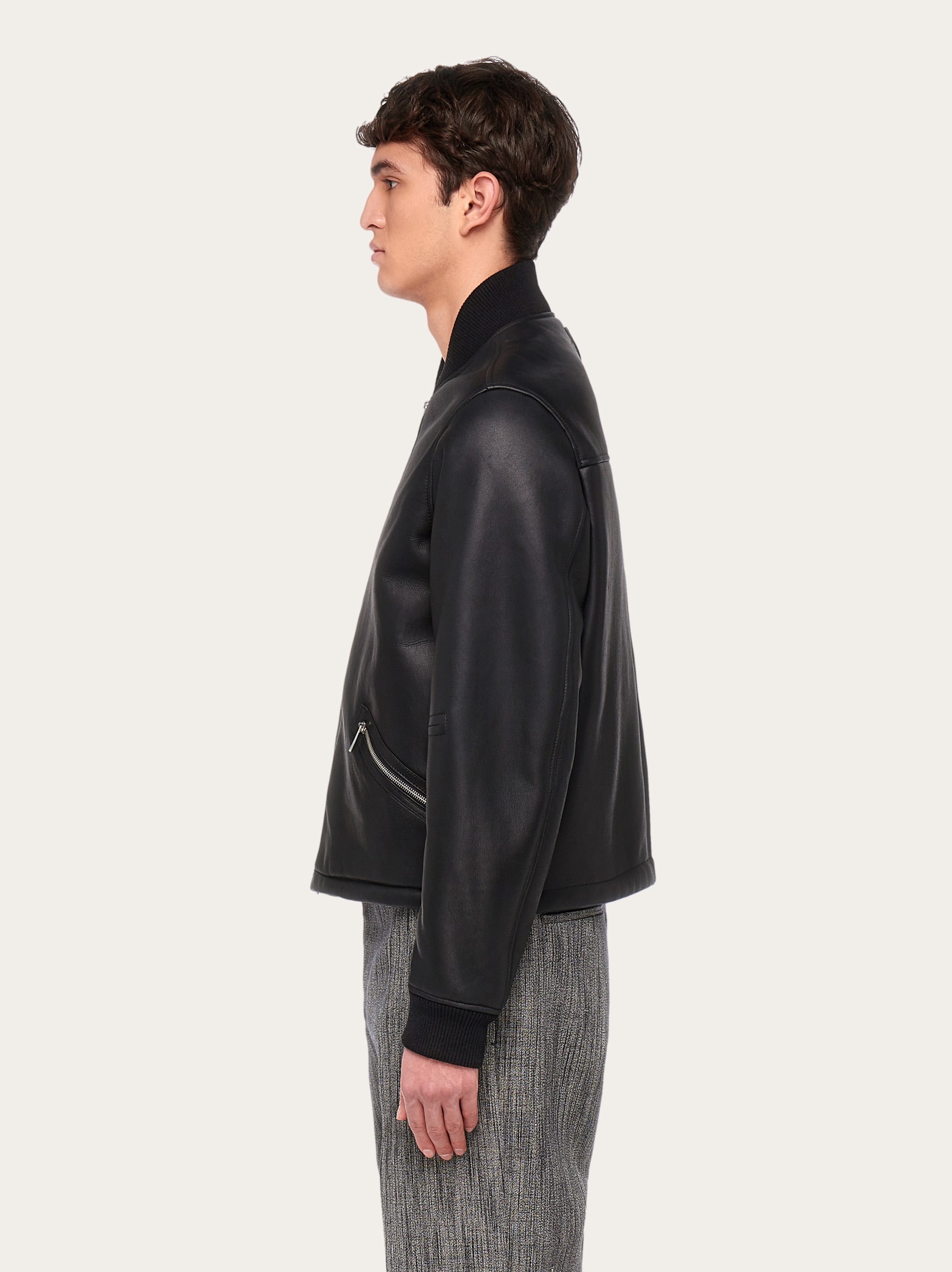Shearling merino bomber - 3