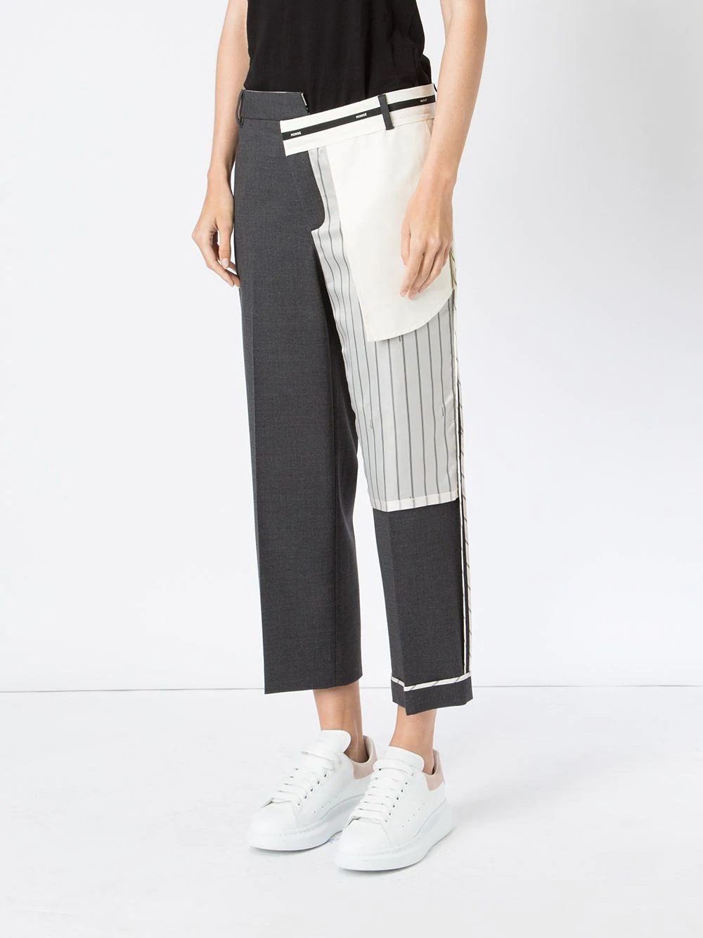 Inside Out pinstripe pocket trousers - 3