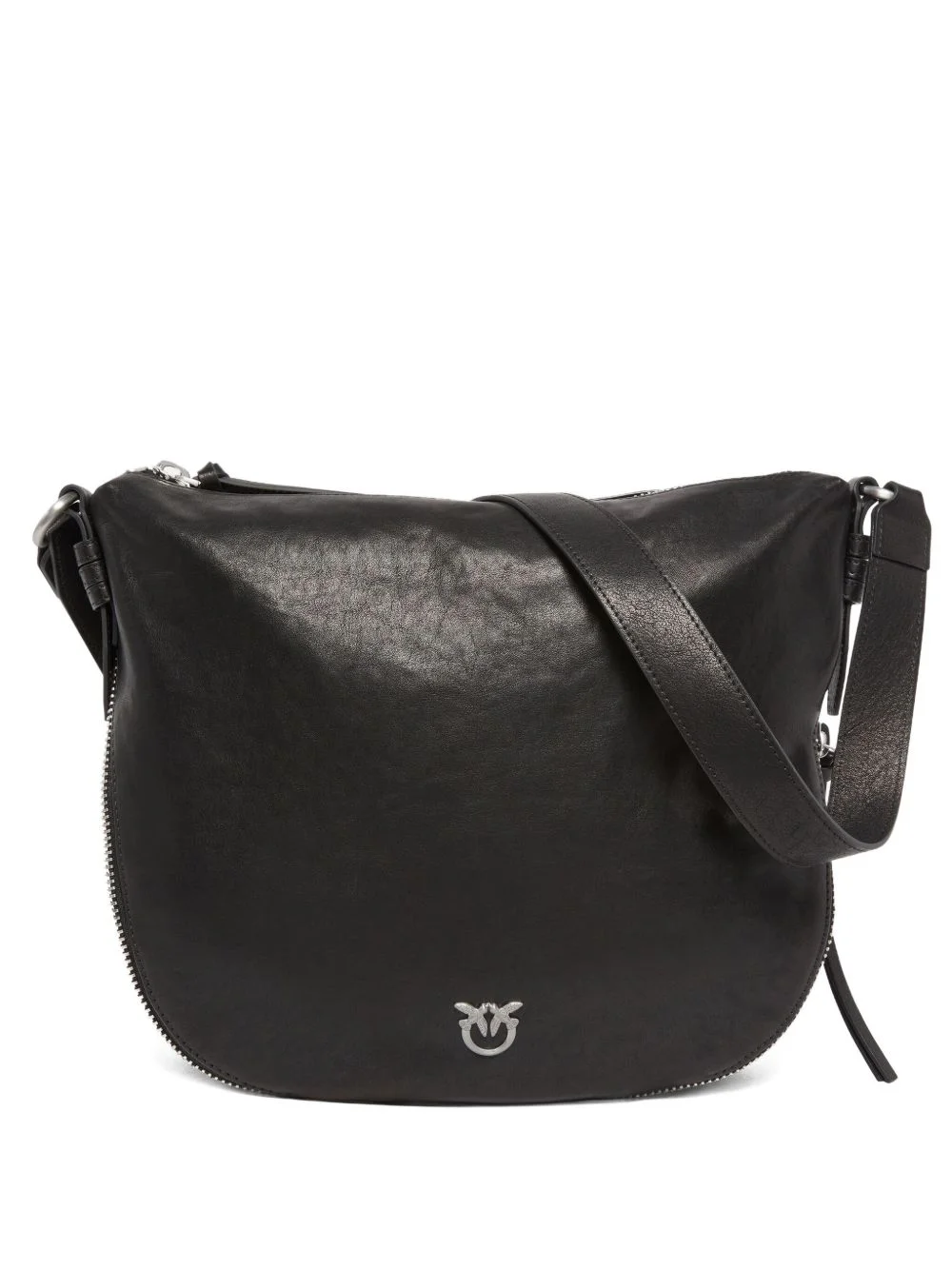 zip-fastening shoulder bag - 1