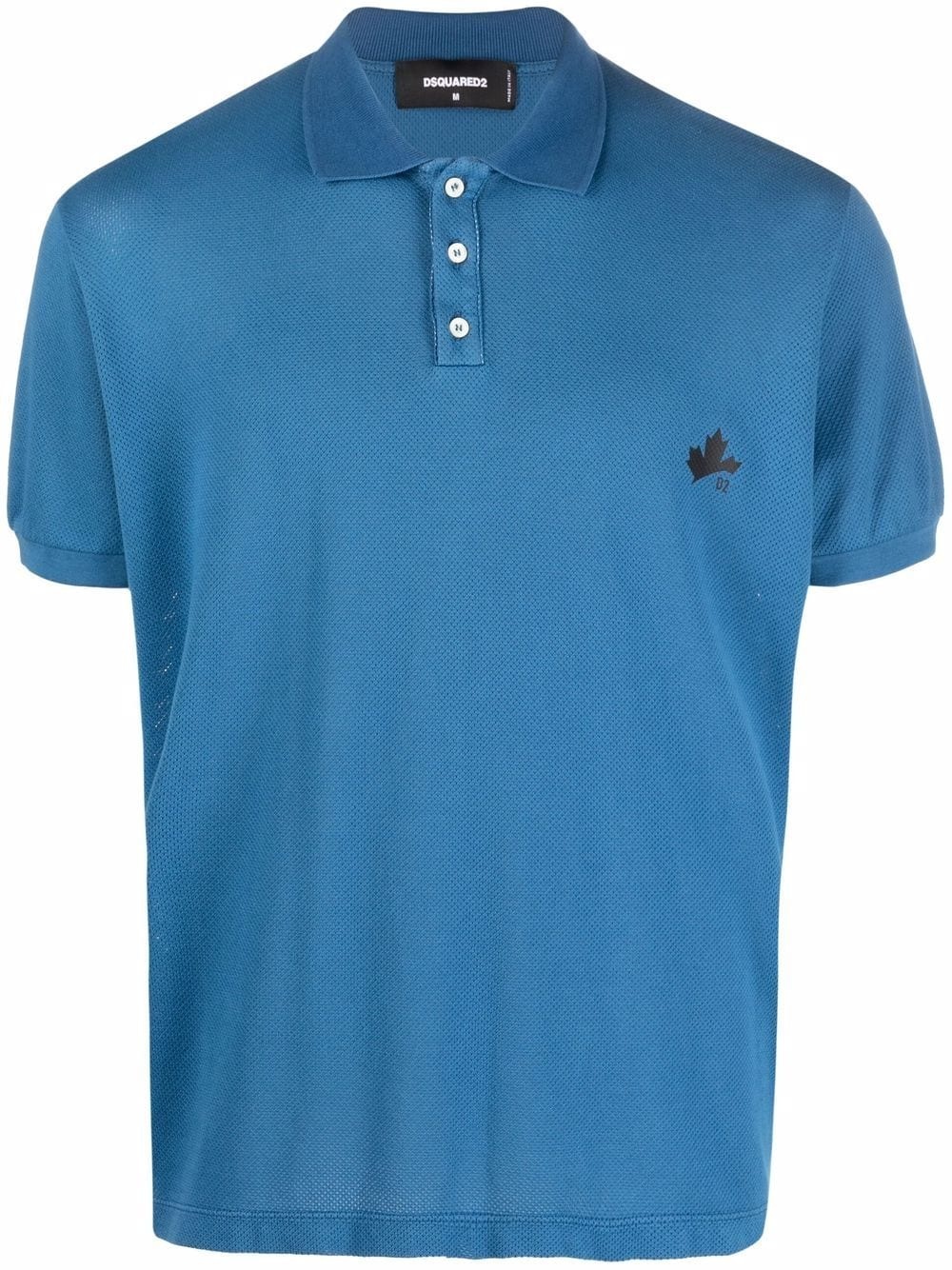 embroidered logo polo shirt - 1