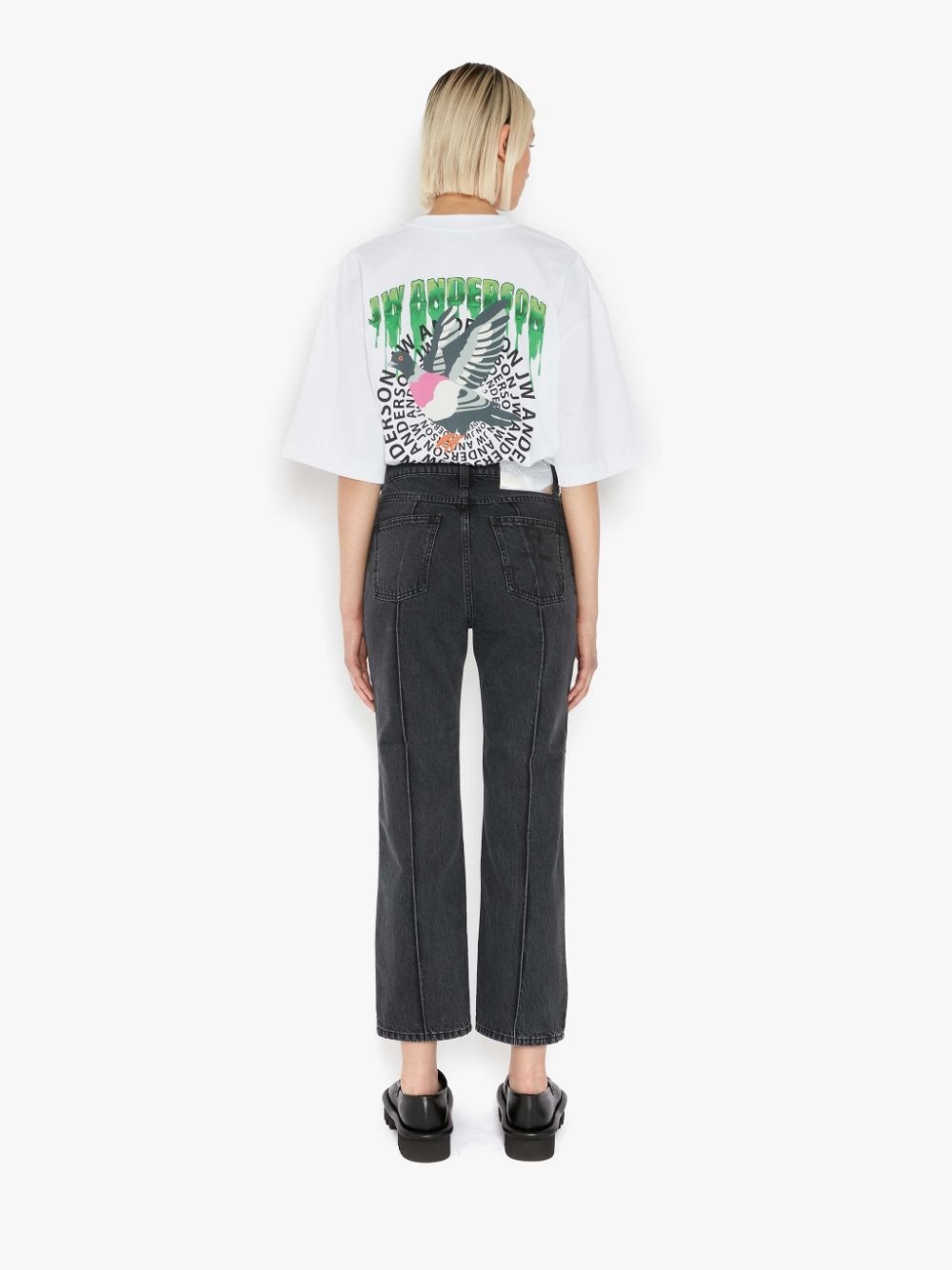 CHAIN LINK SLIM FIT DENIM JEANS - 4