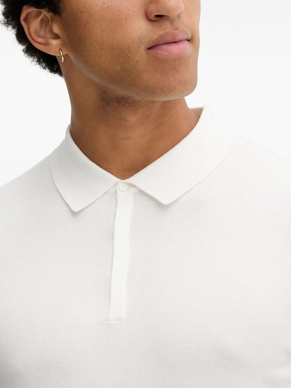 logo-detail polo shirt - 5