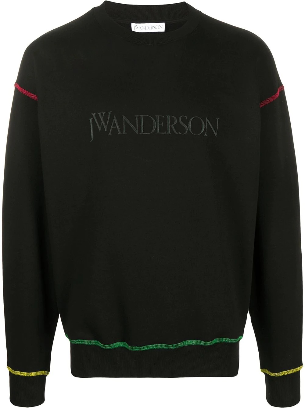 logo-embroidered sweatshirt - 1