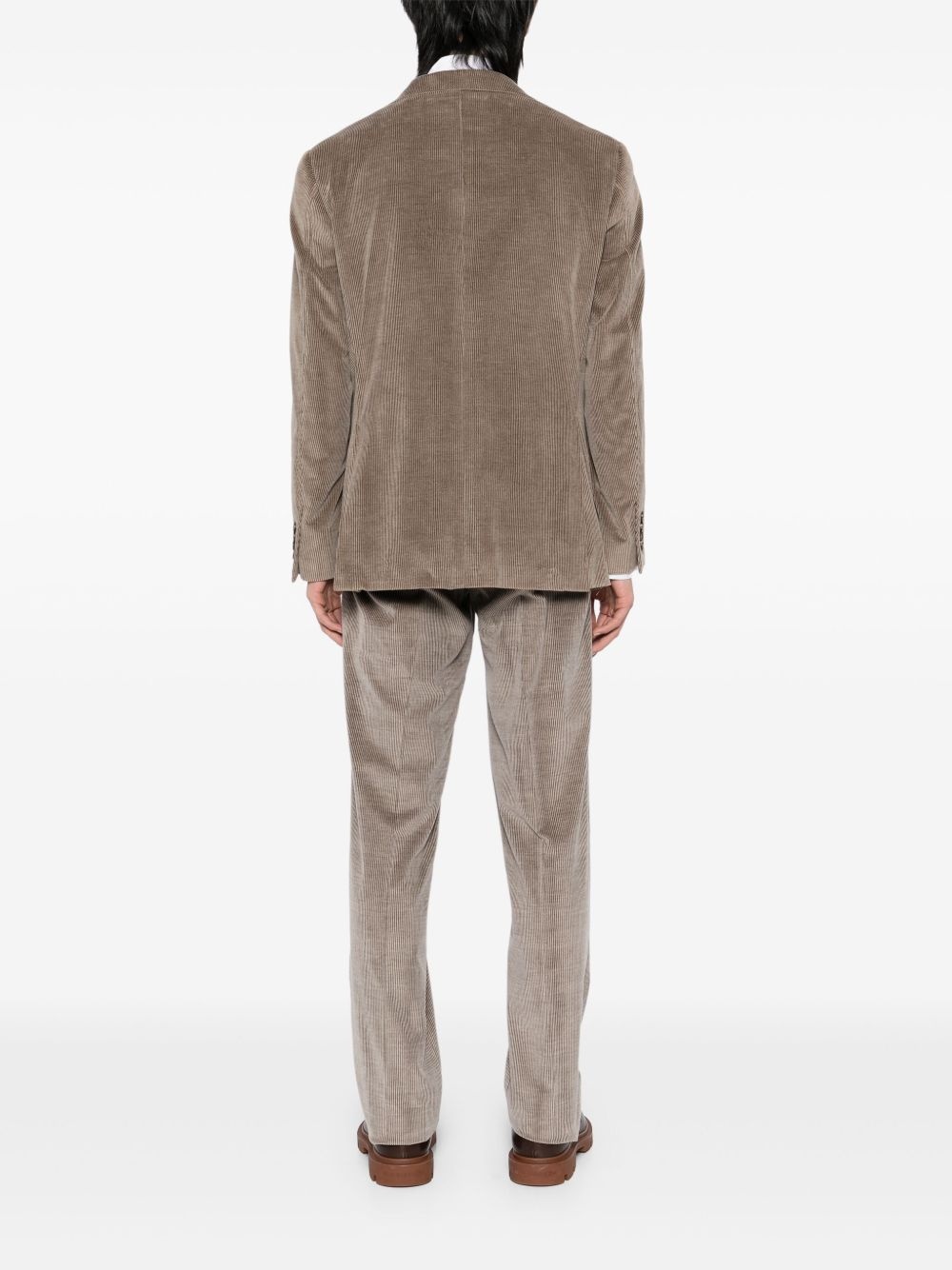 corduroy single-breasted suits - 3