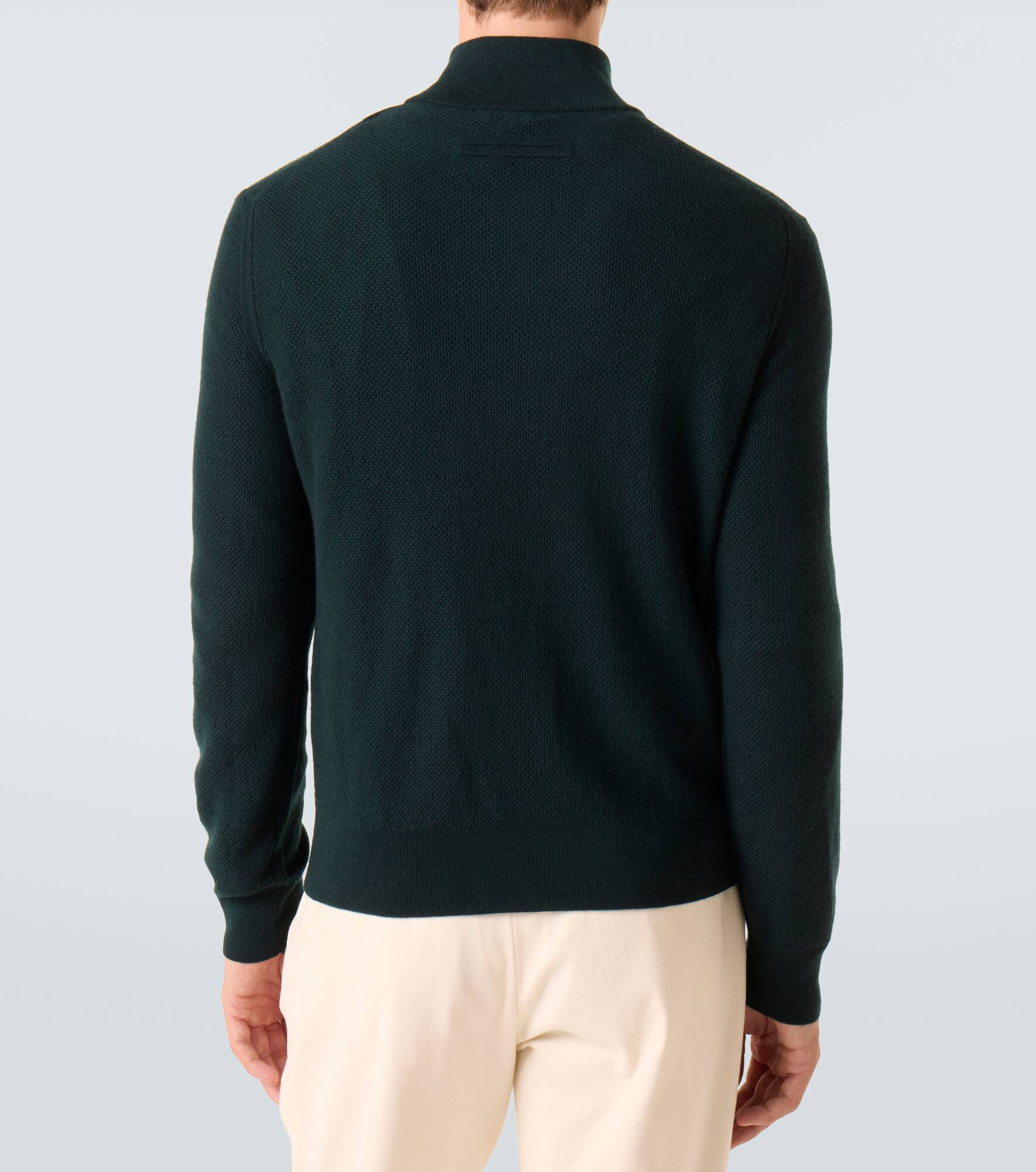 Cashmere half-zip sweater - 4