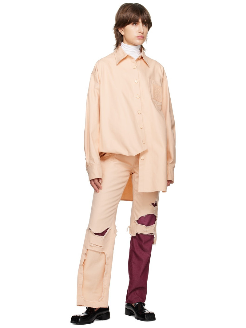 Raf Simons Orange Patch Shirt outlook