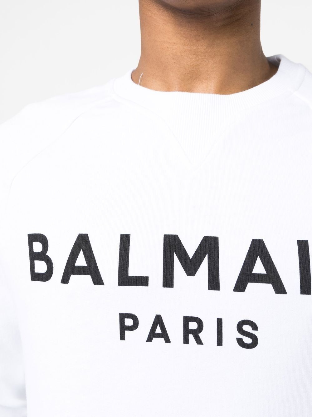 logo-print cotton sweatshirt - 5