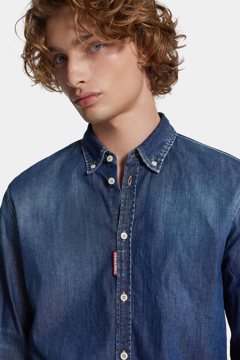 DARK WASH RELAX DAN B.D. SHIRT - 5
